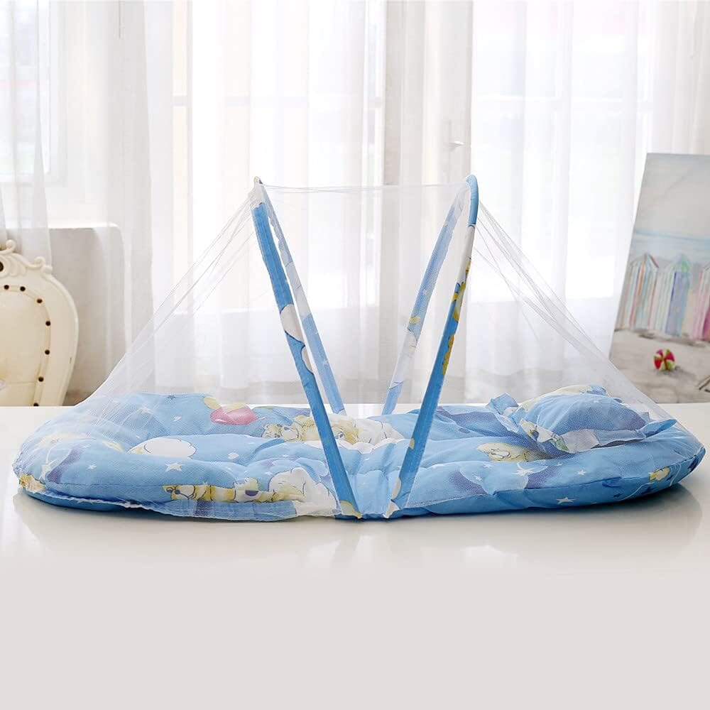 Moustiquaire Lit Bébé - SleepNest™ - Bleu - Dodos Bebe